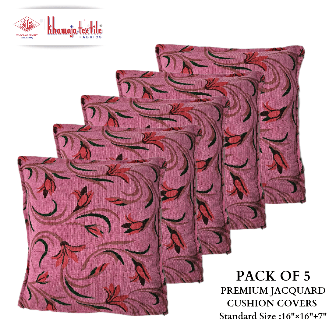 Pack of Five Floral Cushion Covers 1