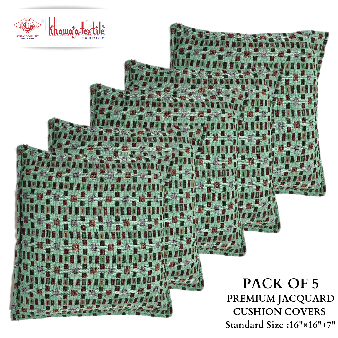 Pack of Five Check Cushion Covers 2