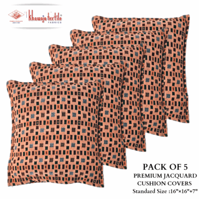 Pack of Five Check Cushion Covers 3