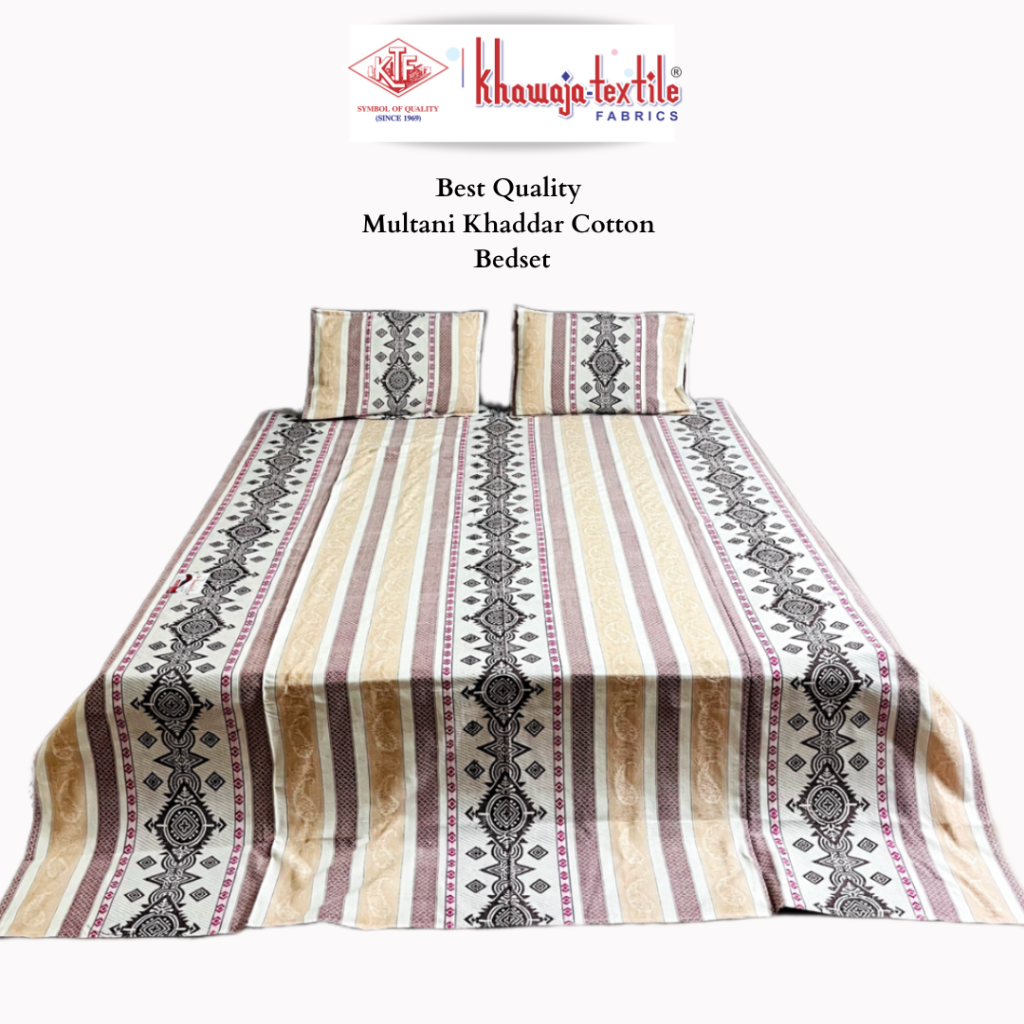 King Multani Khaddar Cotton Bedsheet 641