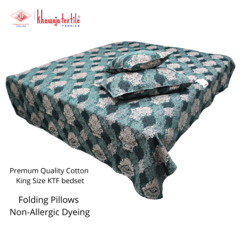 Premum Quality Cotton King SizeKTF bedset 2