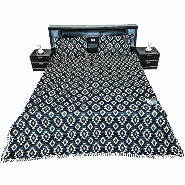 King Size Multani Bedsheet Khawaja Textile Plain A