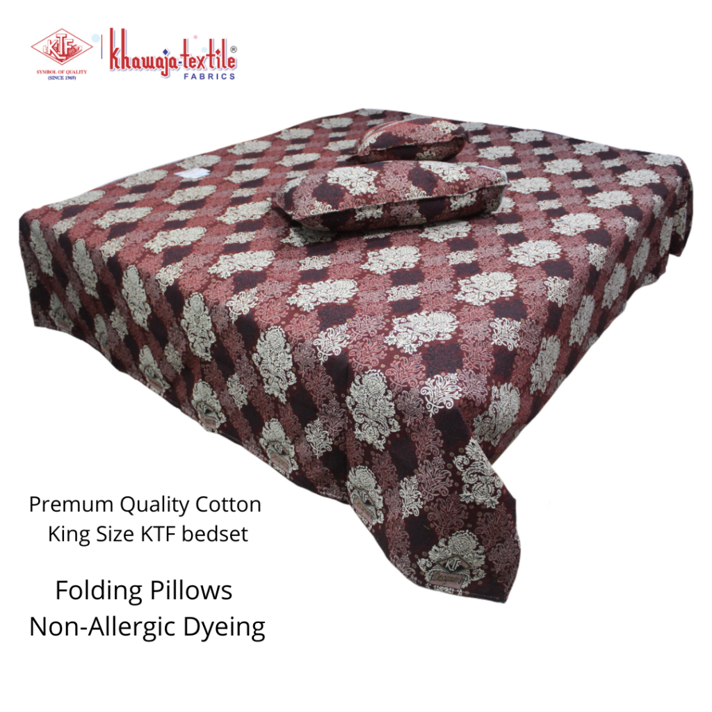 King Size Multani Bedsheet Designer’s by KTF Plain