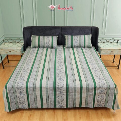 King Size Multani Bedsheet Khaddar Cotton Dark#3