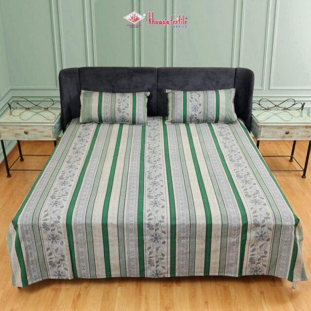 King Size Multani Bedsheet Khaddar Cotton Dark#3
