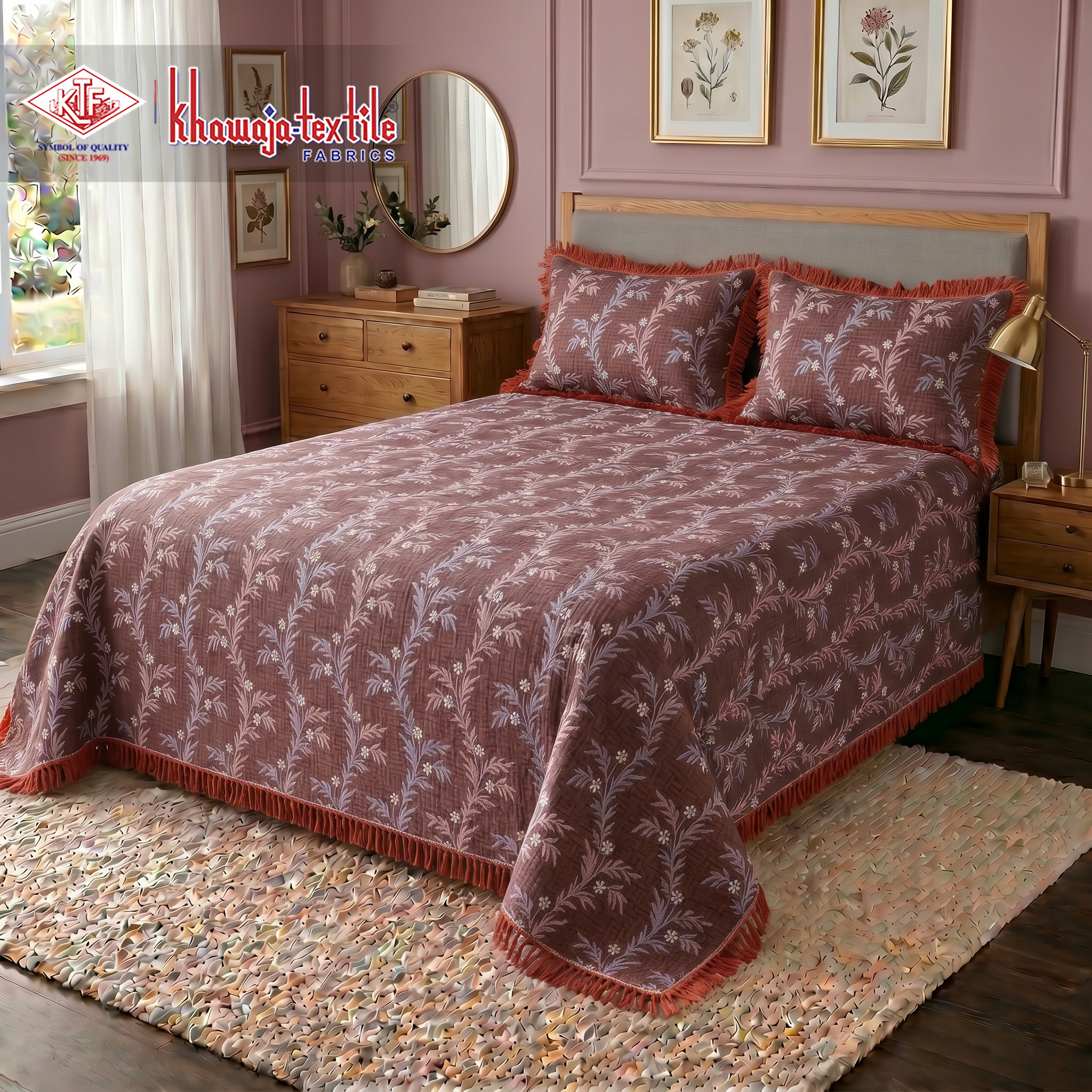 Multani Bedsheet Single And Double Matching Set Royal Plain thumbnail