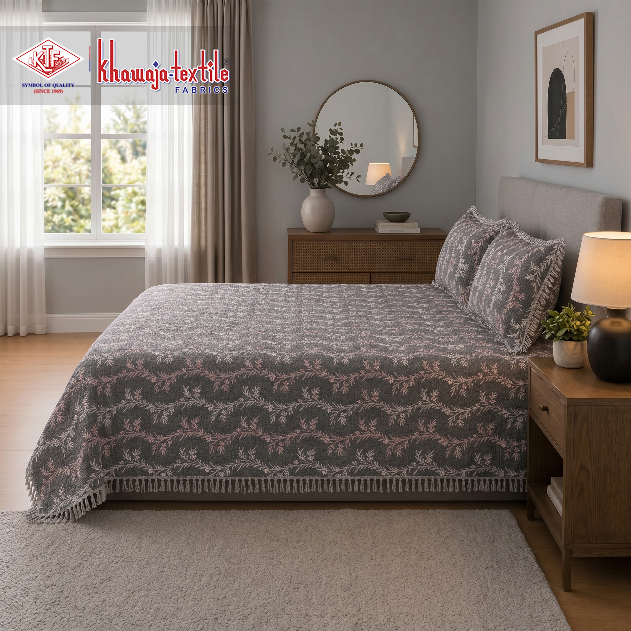 Multani Bedsheet Single And Double Matching Set Royal Plain thumbnail