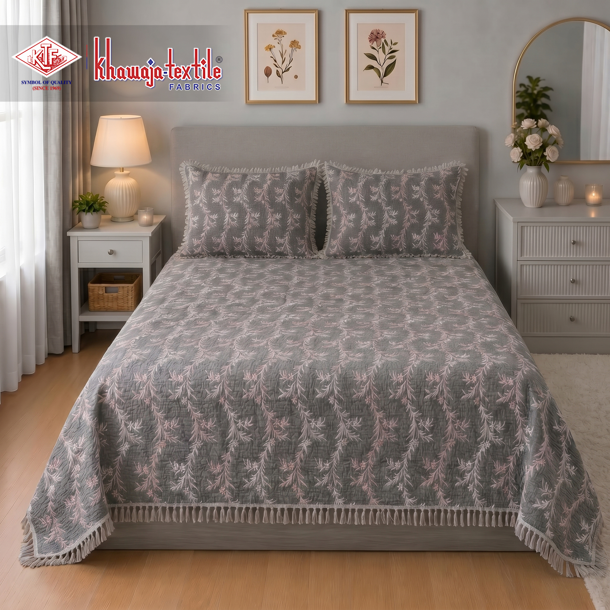 Multani Bedsheet Single And Double Matching Set Royal Plain thumbnail
