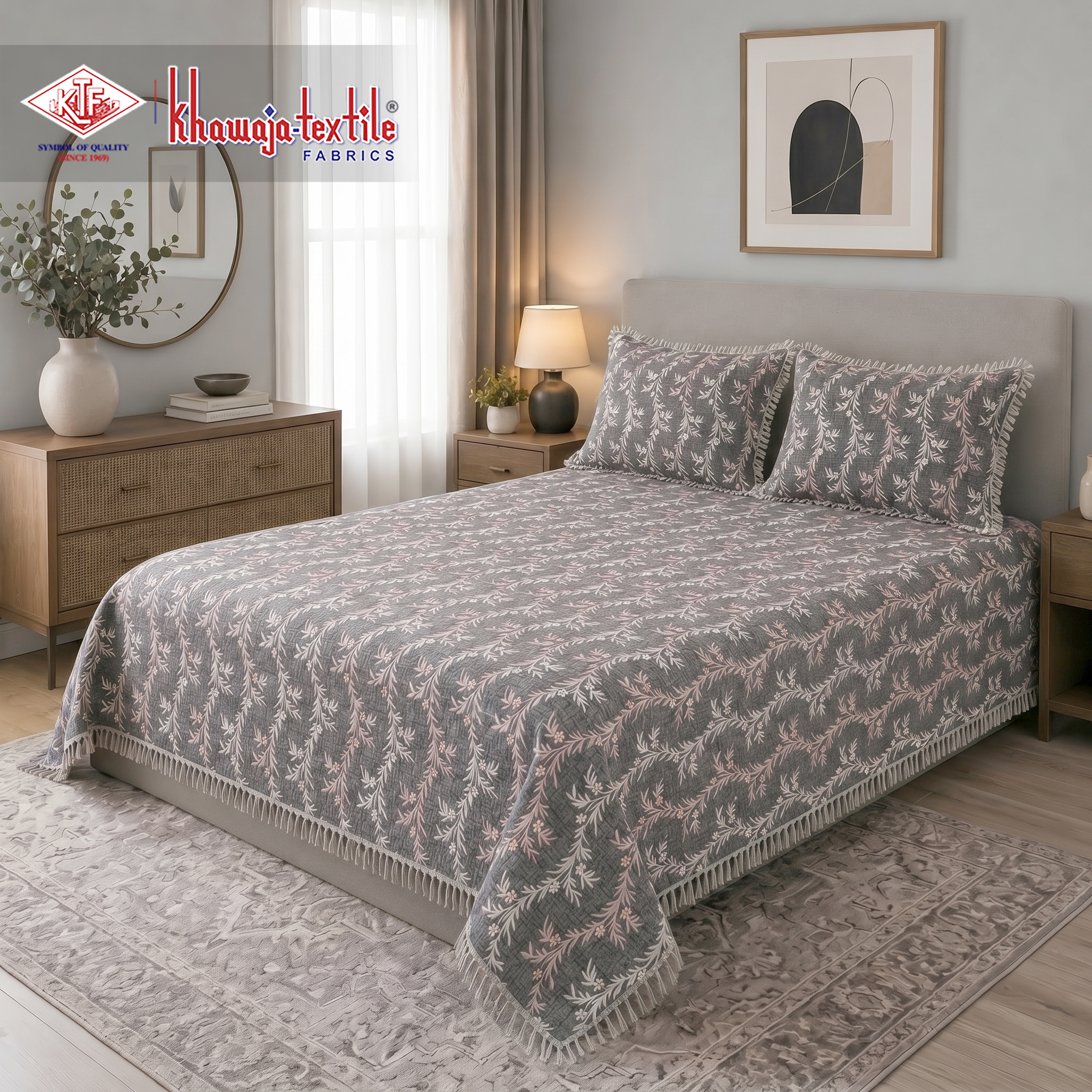 Multani Bedsheet Single And Double Matching Set Royal Plain thumbnail