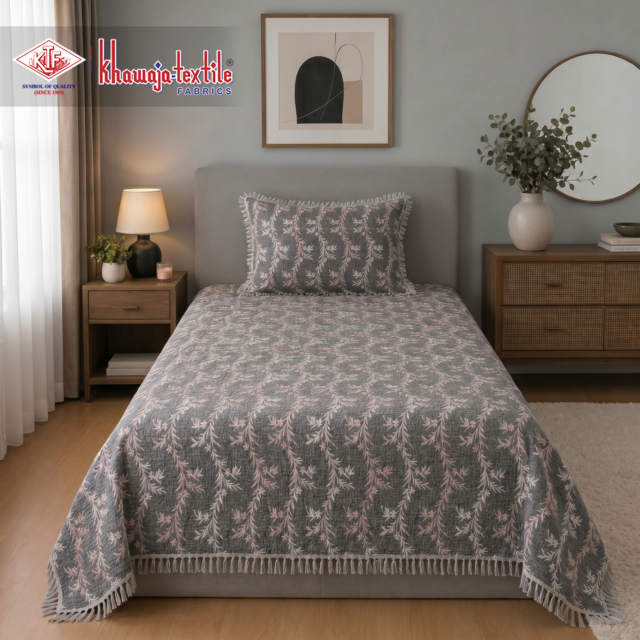Multani Bedsheet Single And Double Matching Set Royal Plain thumbnail