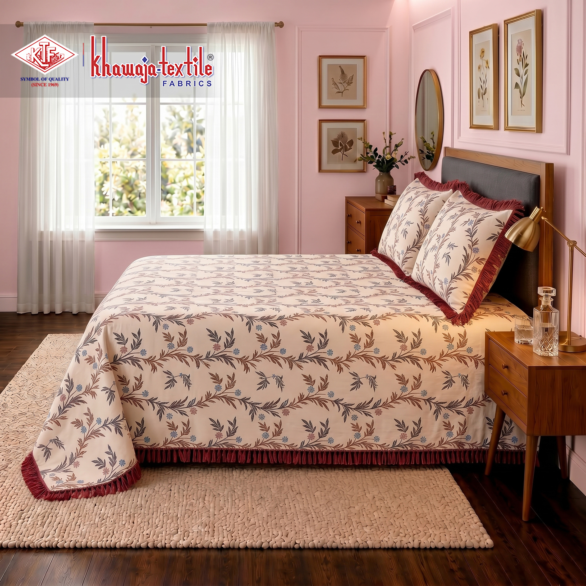 Multani Bedsheet Single And Double Matching Set Royal Plain thumbnail