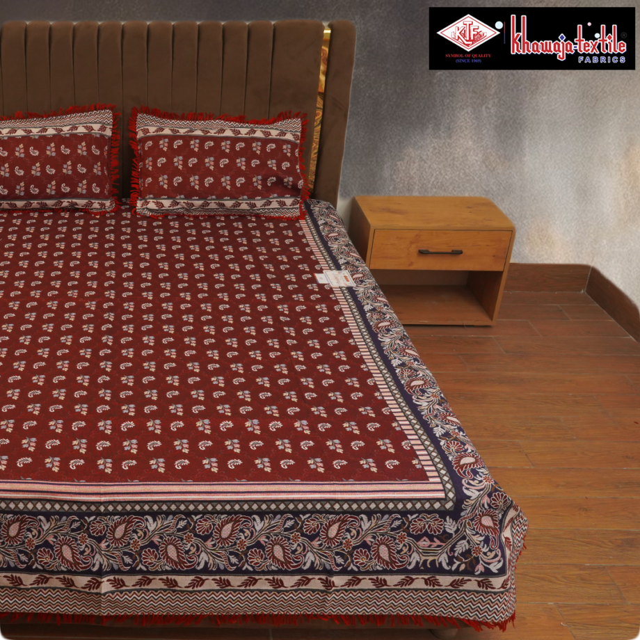 King Size Multani Bedsheet Khawaja Textile Joy - Image 2