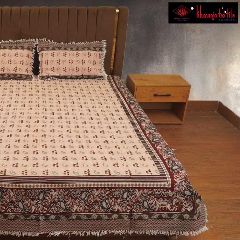 King Size Multani Bedsheet Khawaja Textile Joy - Image 3