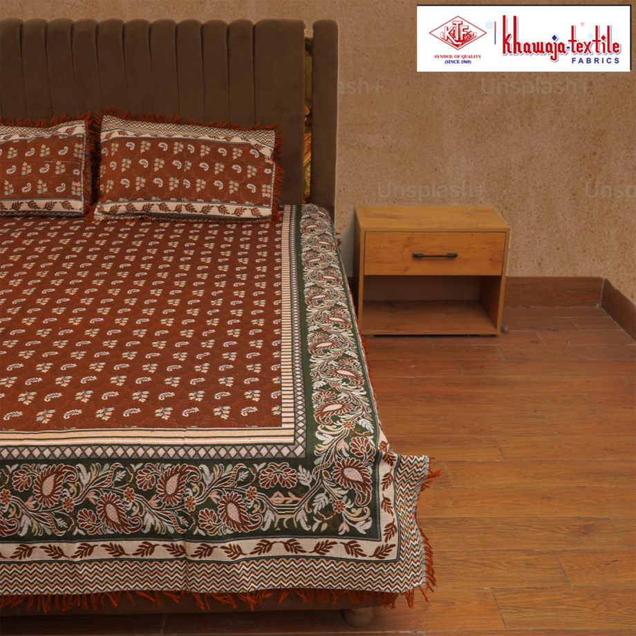 King Size Multani Bedsheet Khawaja Textile Joy - Image 4