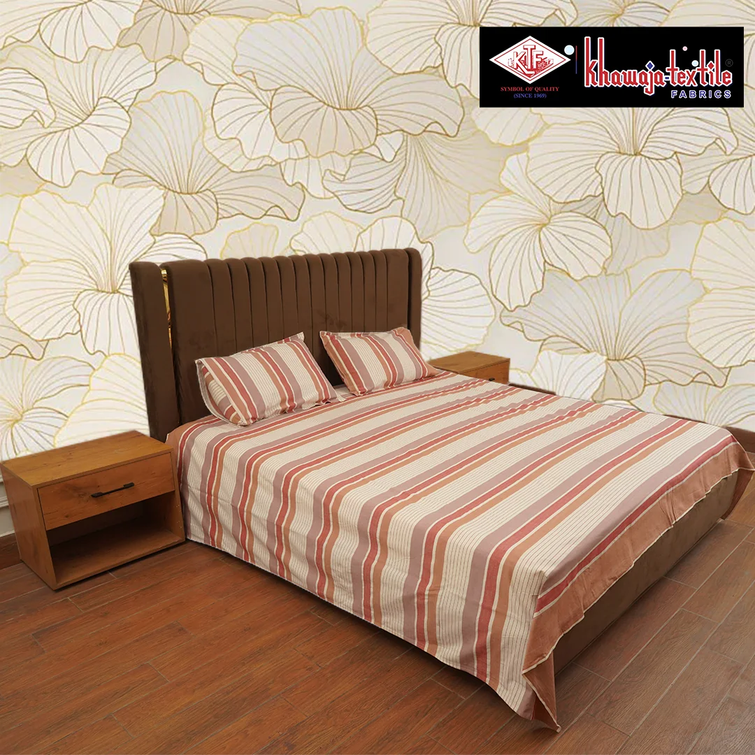King size Pure Cotton Bedsheet KT Lining