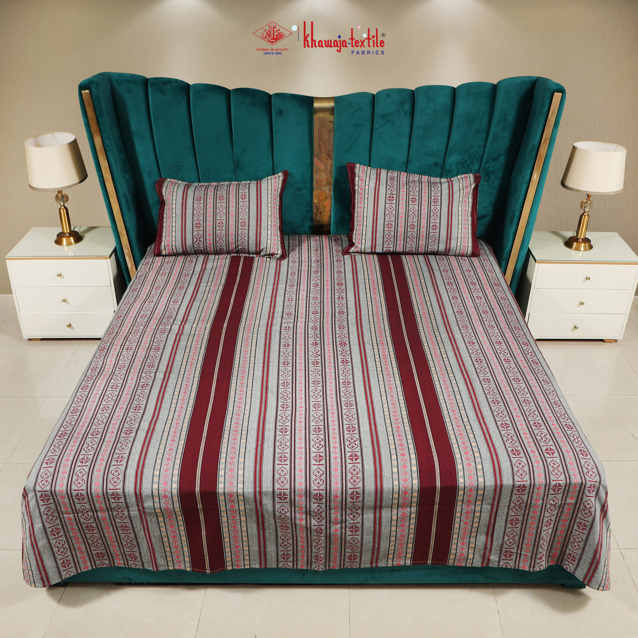 King Size Bedsheet Khawaja Textile # 634 thumbnail