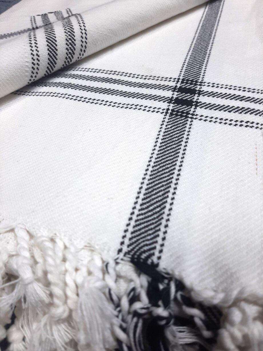 Pair of Pure Cotton White Khais #3 - Image 3