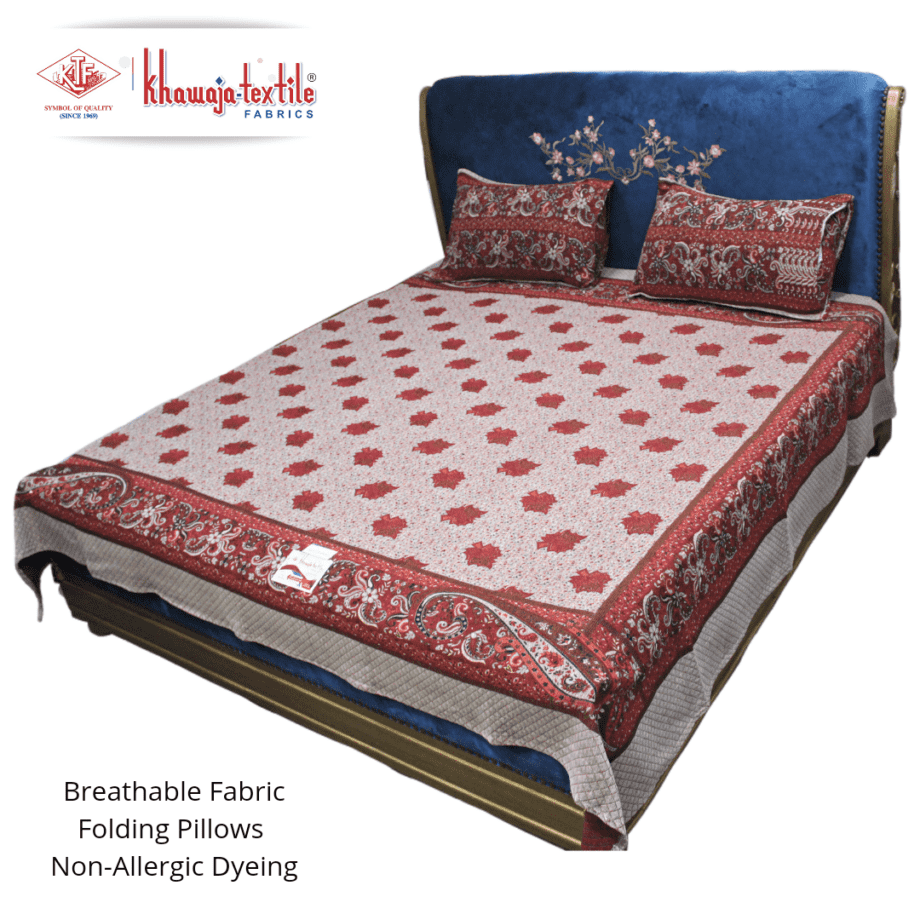 King Size Multani Bedsheet Khawaja Tex Super Diamond - Image 3